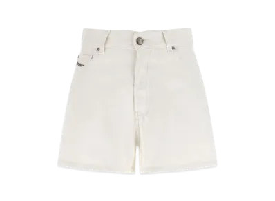 Diesel Women's Cotton Denim Shorts "White"