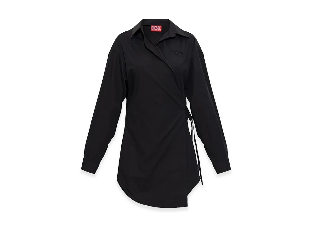 Diesel Women's Midi Shirt Dress "Black"