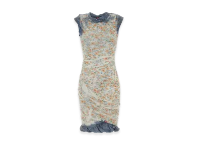 Diesel Women's Printed Stretch Cotton Dress "Floral"