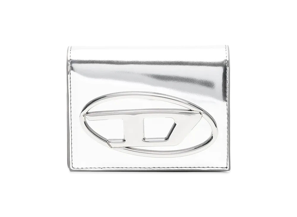 Diesel Women's Leather Wallet "Silver"
