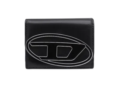 Diesel Women's Wallet In Leather "Black"