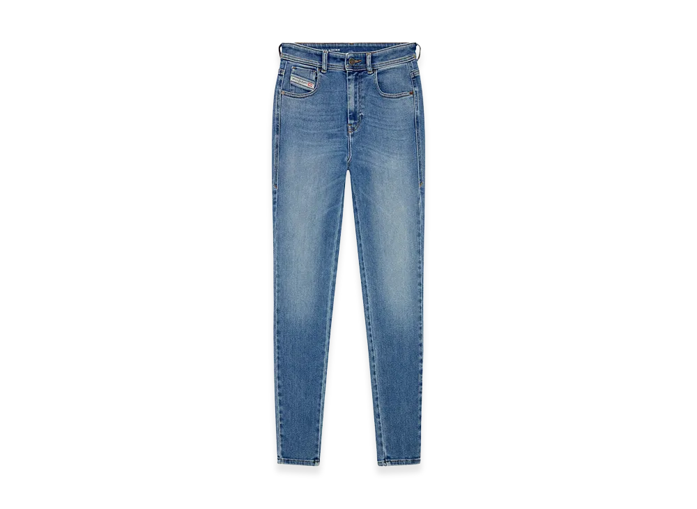 Diesel Women's Zip Fly Skinny Jeans Slandy-High "Blue"