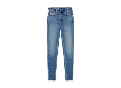 Diesel Women's Zip Fly Skinny Jeans Slandy-High "Blue"