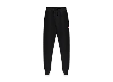 Diesel Cotton Jersey One Point Logo Track Pants "Black"