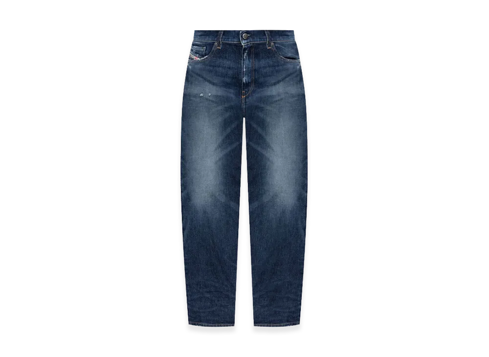 Diesel Women's Distressed Straight Leg 2016 D-Air Jeans "Blue"