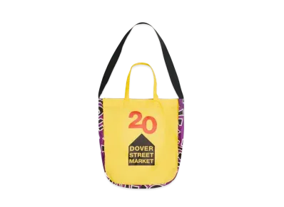 Dover Street Market London x ADWYSD 20th Anniversary Tote "Purple Yellow"