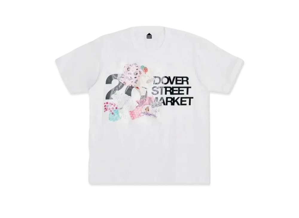 Dover Street Market London x Ashley Williams 20th Anniversary Tee "White"