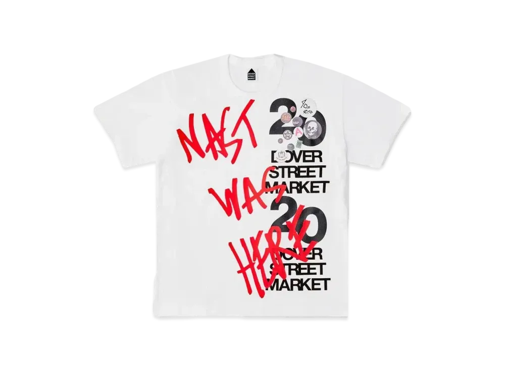 Dover Street Market London x A$AP Nast 20th Anniversary Tee "White"