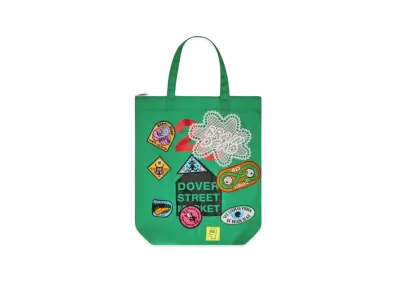 Dover Street Market London x Brain Dead 20th Anniversary Tote "Green"