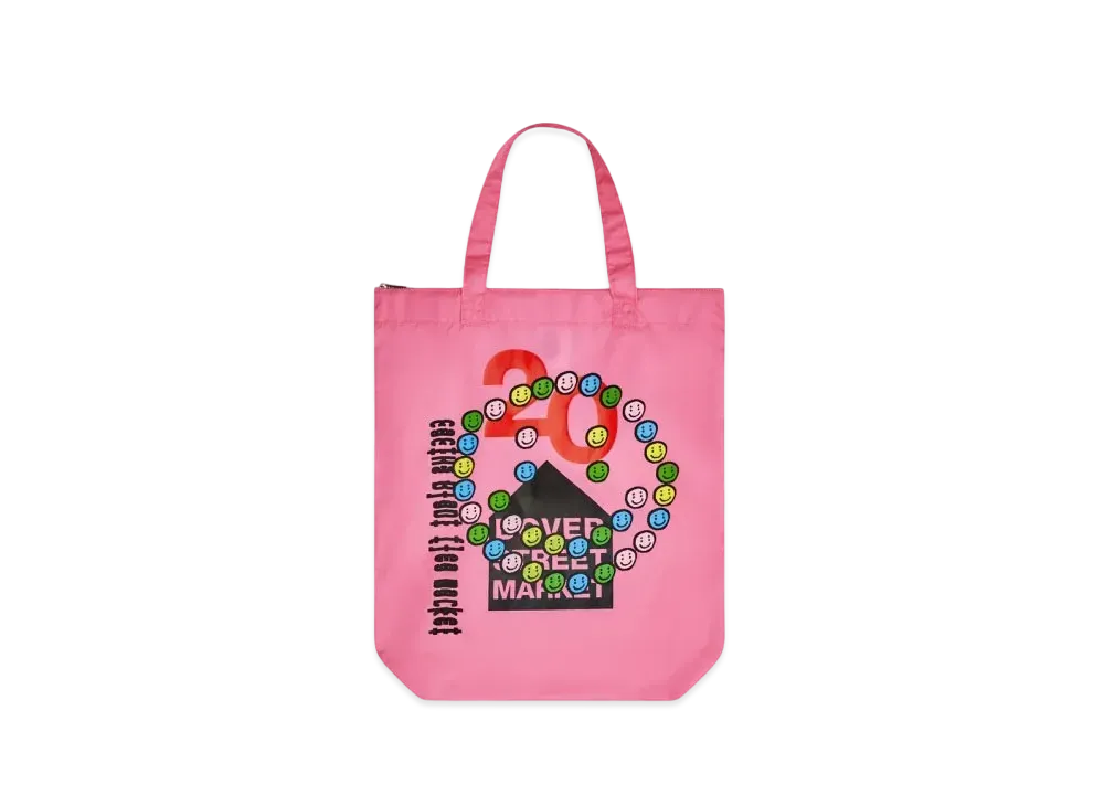 Dover Street Market London x Cactus Plant Flea Market 20th Anniversary Tote "Pink"