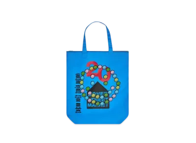 Dover Street Market London x Cactus Plant Flea Market 20th Anniversary Tote "Blue"