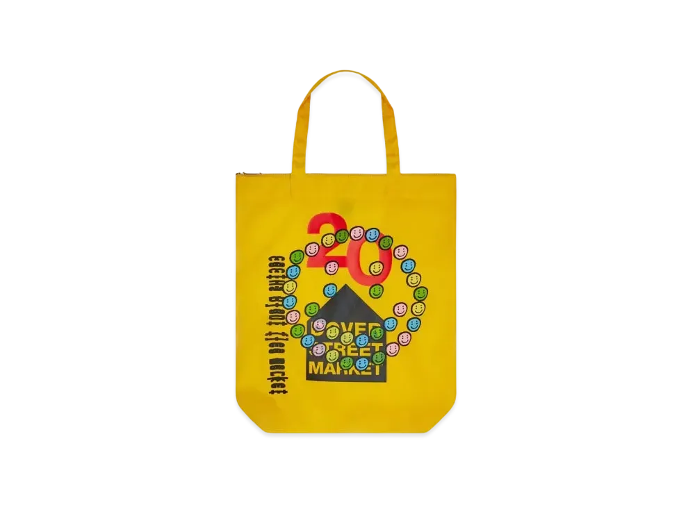 Dover Street Market London x Cactus Plant Flea Market 20th Anniversary Tote "Yellow"