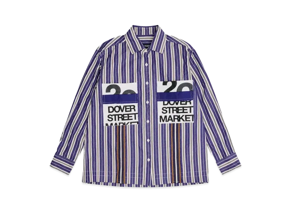 Dover Street Market London x Casey Casey 20th Anniversary LS Shirts "Blue"