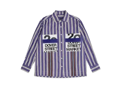 Dover Street Market London x Casey Casey 20th Anniversary LS Shirts "Blue"