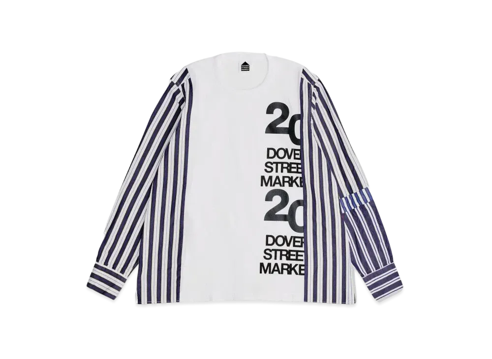 Dover Street Market London x Casey Casey 20th Anniversary LS Tee "White"