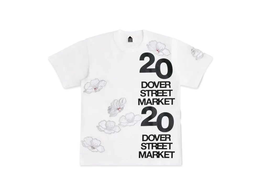 Dover Street Market London x Cecilie Bahnsen 20th Anniversary Tee "White"