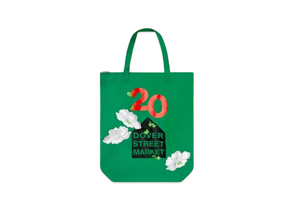 Dover Street Market London x Cecilie Bahnsen 20th Anniversary Tote "Green"