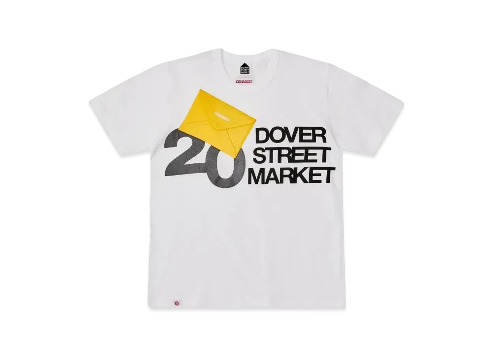 Dover Street Market London x Charles Jeffrey Loverboy 20th Anniversary Tee "White"