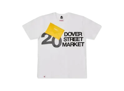 Dover Street Market London x Charles Jeffrey Loverboy 20th Anniversary Tee "White"