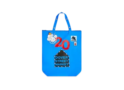 Dover Street Market London x Chopova Lowena 20th Anniversary Tote "Blue"