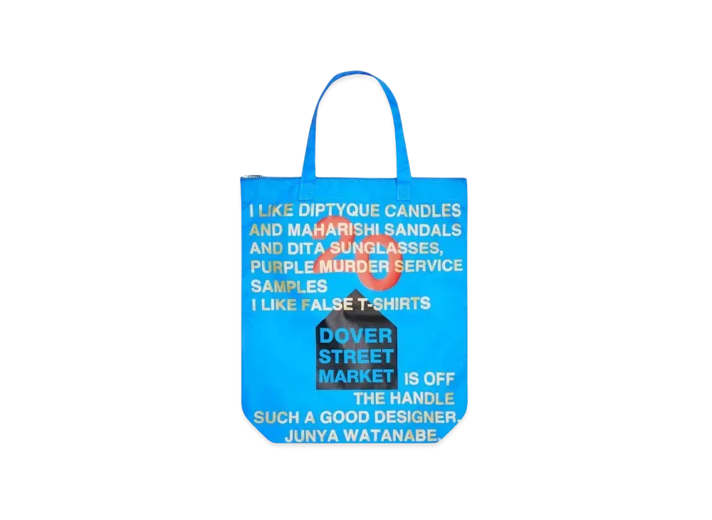 Dover Street Market London x Denim Tears 20th Anniversary Tote "Blue"