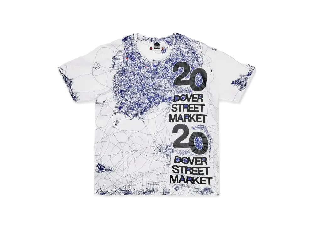 Dover Street Market London x Daniela Gregis 20th Anniversary Tee "White"