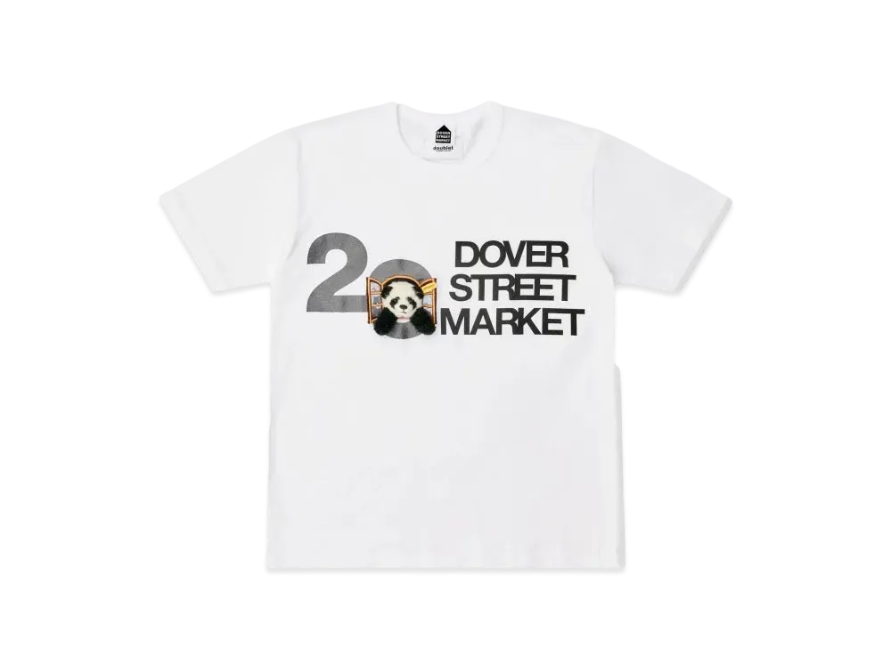 Dover Street Market London x Doublet 20th Anniversary Tee "White"