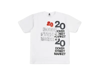 Dover Street Market London x Doublet 20th Anniversary Tee "White"