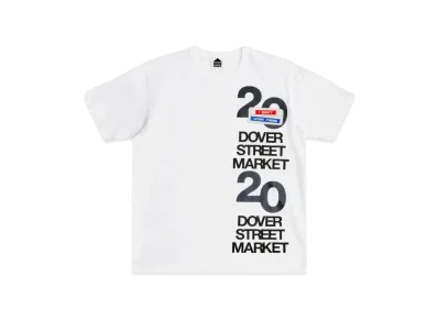 Dover Street Market London x Idea 20th Anniversary Tee "White"