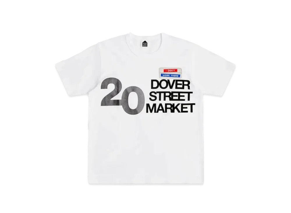 Dover Street Market London x Idea 20th Anniversary Tee "White"