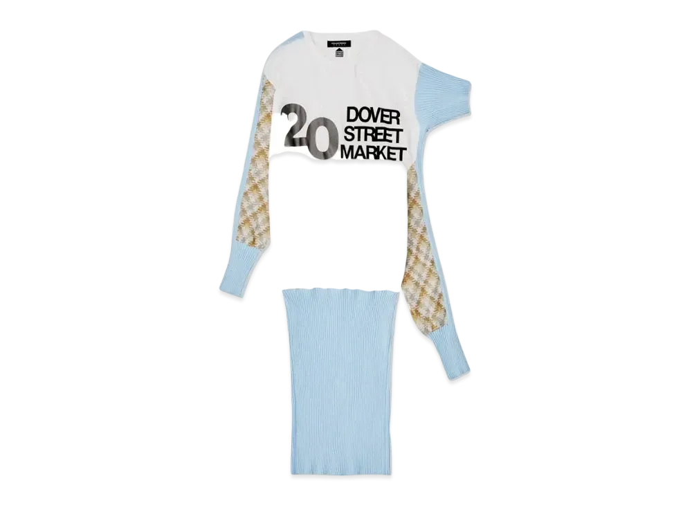 Dover Street Market London x Kiko Kostadinov 20th Anniversary Skirt "White"