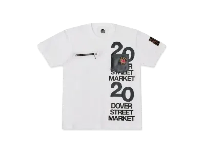 Dover Street Market London x Lewis Leathers 20th Anniversary Tee "White"