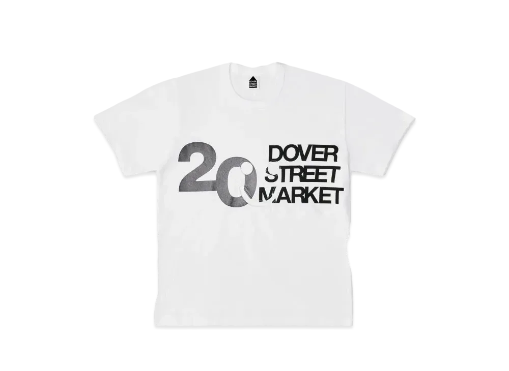 Dover Street Market London x Melitta Baumeister 20th Anniversary Tee "White"