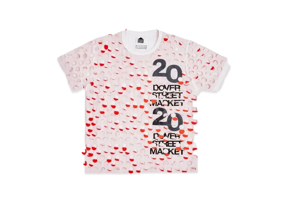 Dover Street Market London x Maison Margiela 20th Anniversary Tee "White"