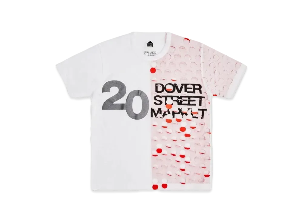 Dover Street Market London x Maison Margiela 20th Anniversary Tee "White"