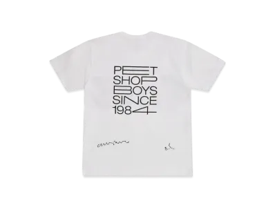 Dover Street Market London x Pet Shop Boys 20th Anniversary Tee "White"