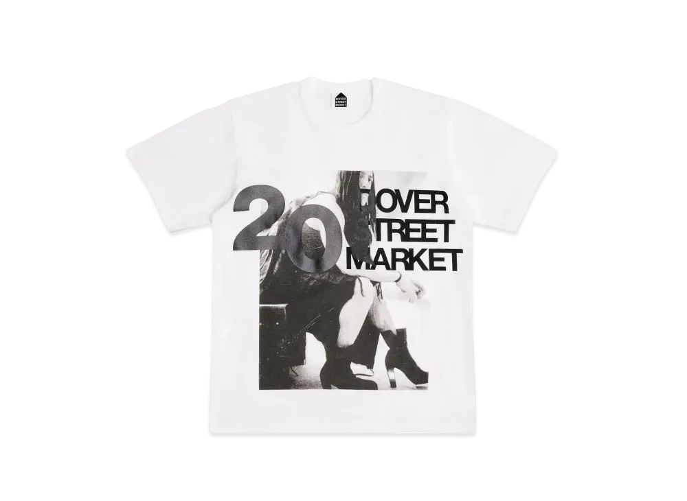 Dover Street Market London x Rick owens 20th Anniversary Tee "White"