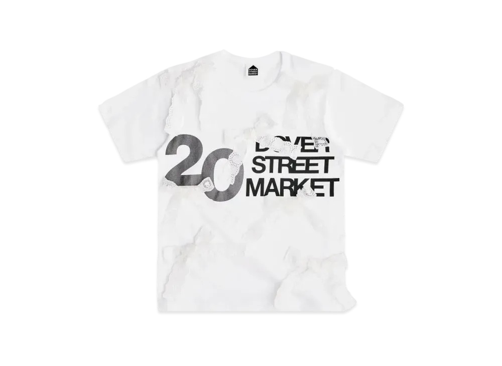 Dover Street Market London x Simone Rocha 20th Anniversary Tee "White"