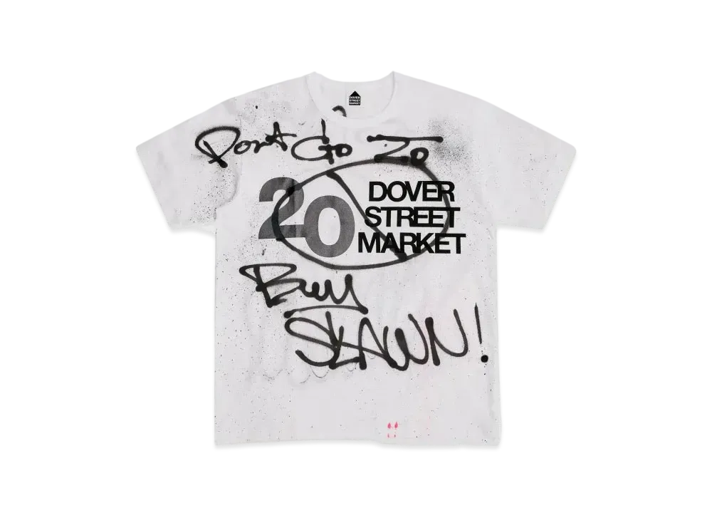Dover Street Market London x Slawn 20th Anniversary Tee "White"