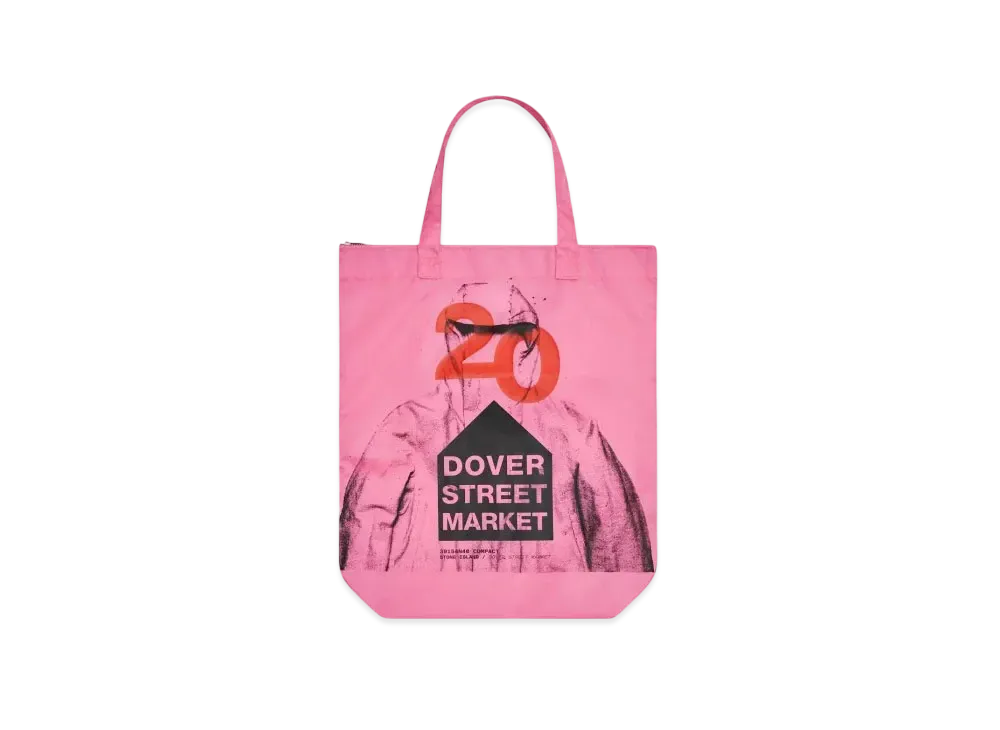 Dover Street Market London x Stone Island 20th Anniversary Tote "Pink"