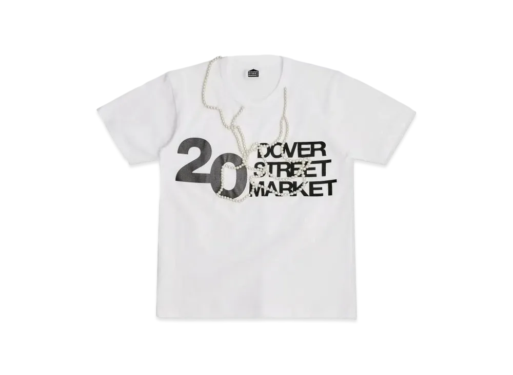 Dover Street Market London x Tom Binns 20th Anniversary Tee "White"