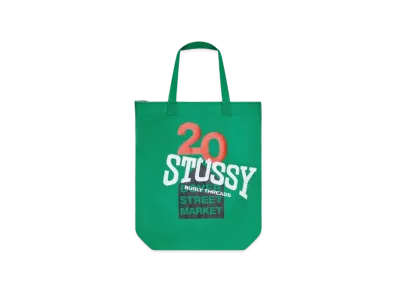 Dover Street Market London x Stussy 20th Anniversary Tote "Green"