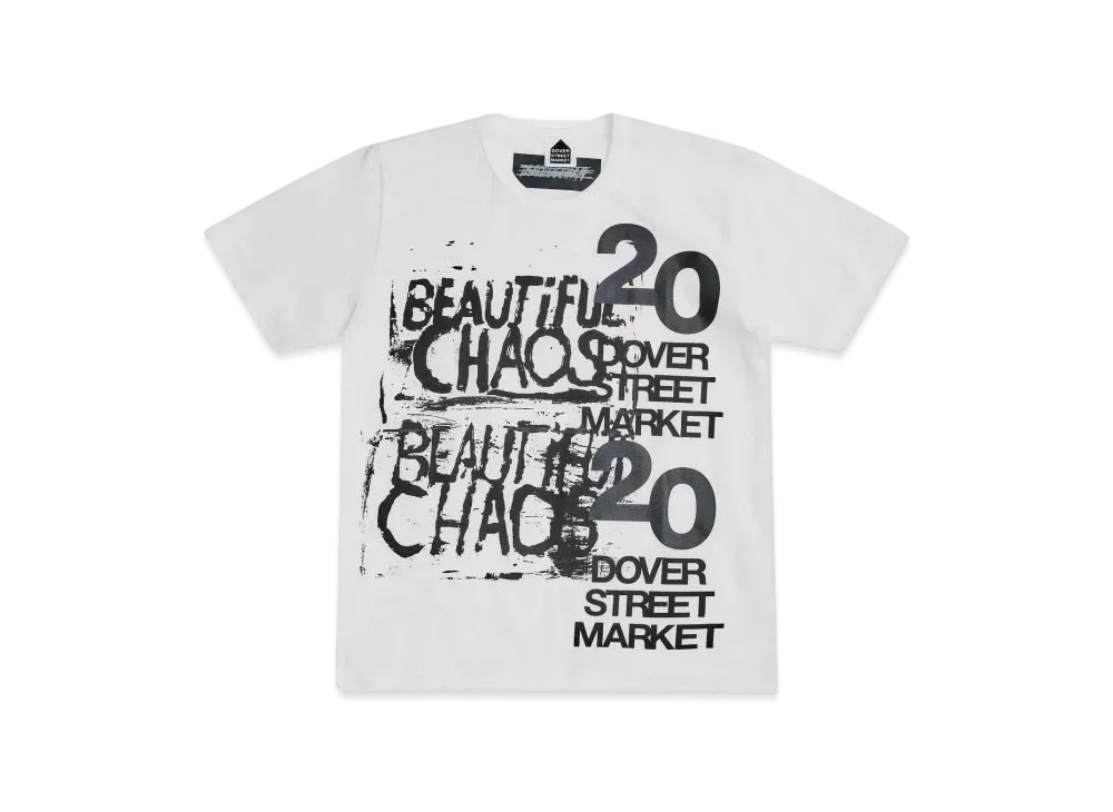 Dover Street Market London x Theseus Chan 20th Anniversary Tee "White"