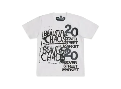 Dover Street Market London x Theseus Chan 20th Anniversary Tee "White"