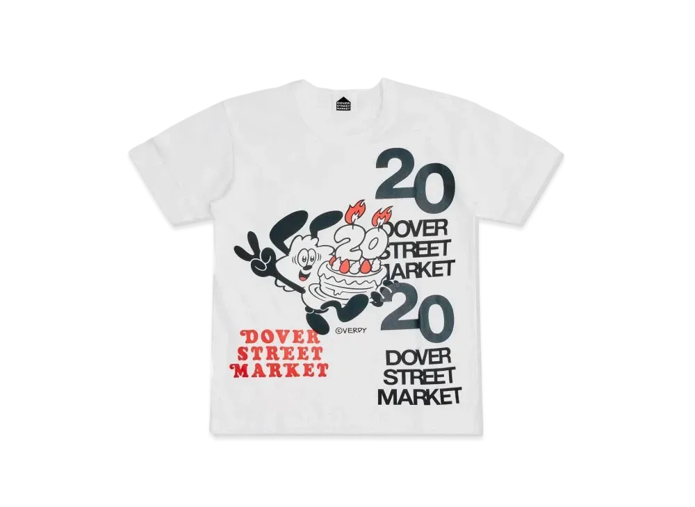Dover Street Market London x Verdy 20th Anniversary Tee "White"