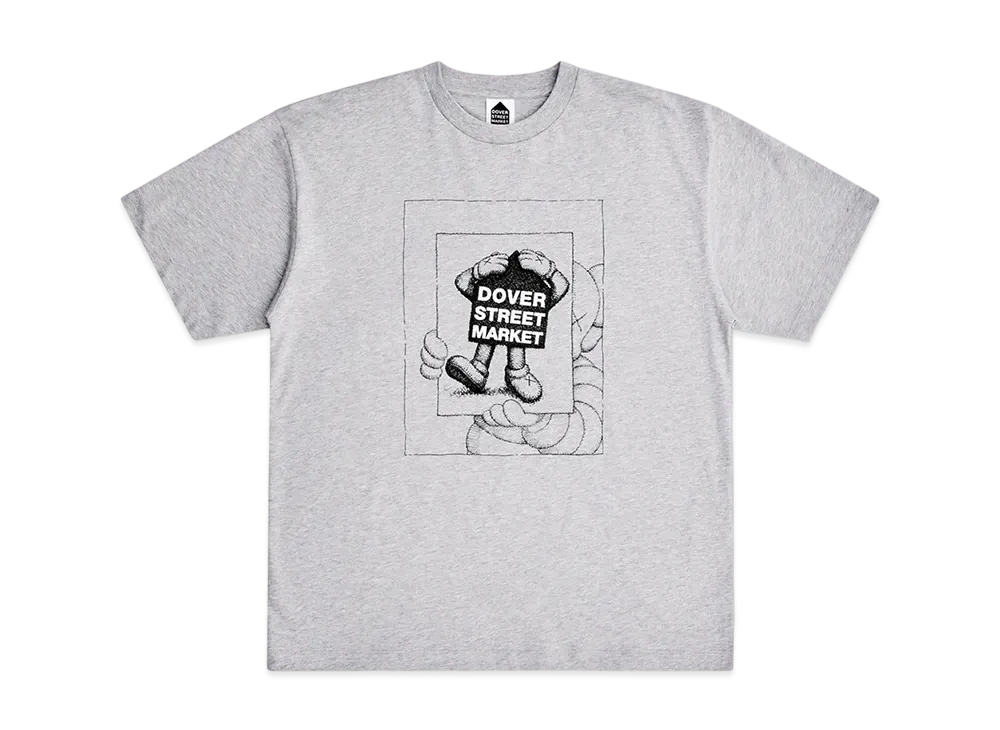 Dover Street Market (DSM) x KAWS Chum Tee "Grey"