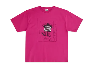 Dover Street Market (DSM) x KAWS Chum Tee "Dark Pink"