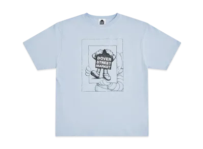 Dover Street Market (DSM) x KAWS Chum Tee "Light Blue"