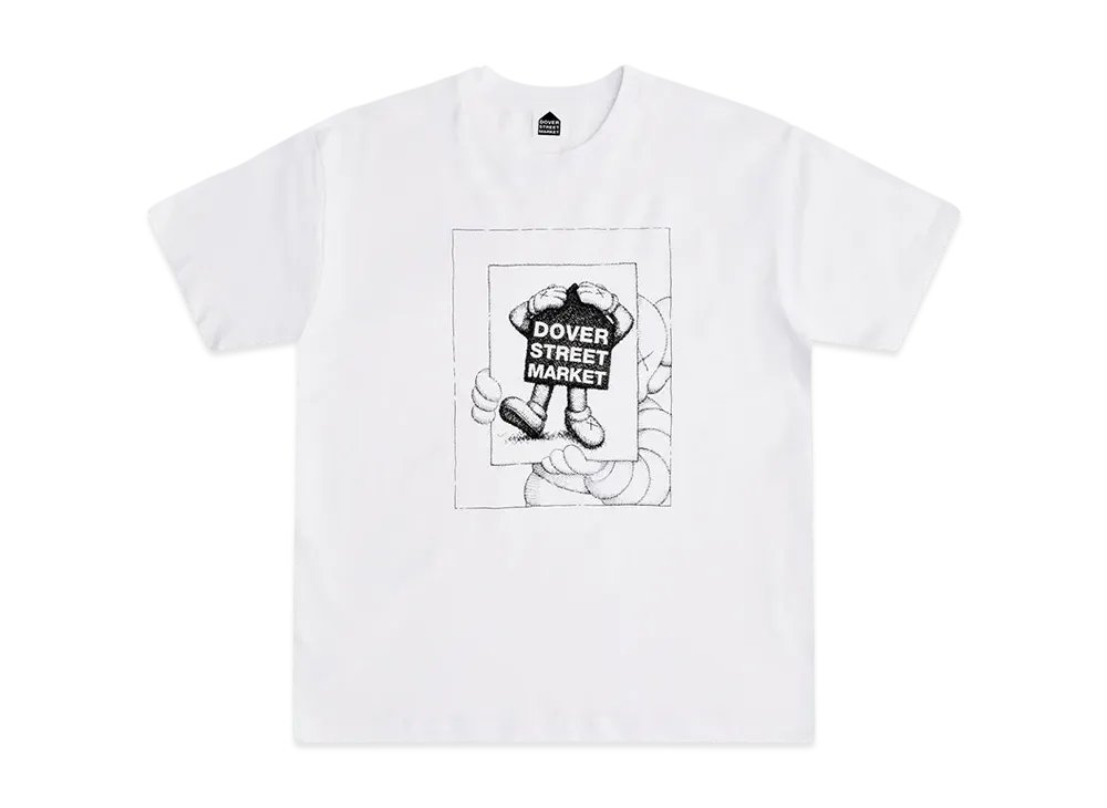 Dover Street Market (DSM) x KAWS Chum Tee "White"