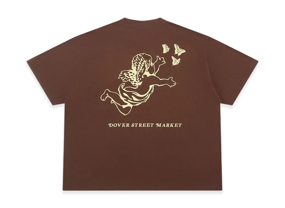 Dover Street Market x VERDY Girls Don't Cry Angel Tee "Brown"